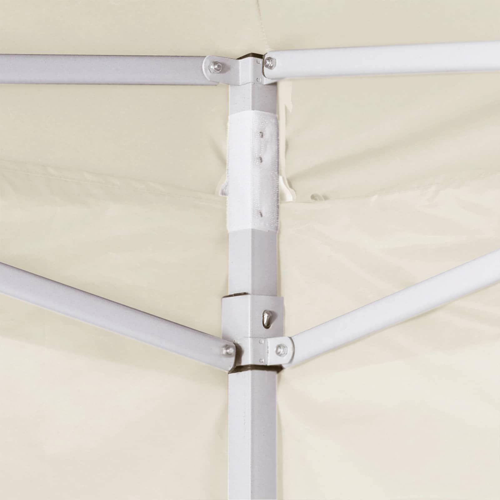 Party-Zelt Creme 200 x 200 x 315 cm Oxford-Stoff