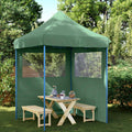 Party-Zelt Grün 200 x 200 x 306 cm Oxford-Stoff