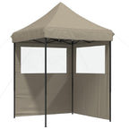 Party-Zelt Taupe 200 x 200 x 306 cm Oxford-Stoff