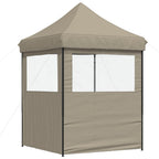 Party-Zelt Taupe 200 x 200 x 306 cm Oxford-Stoff
