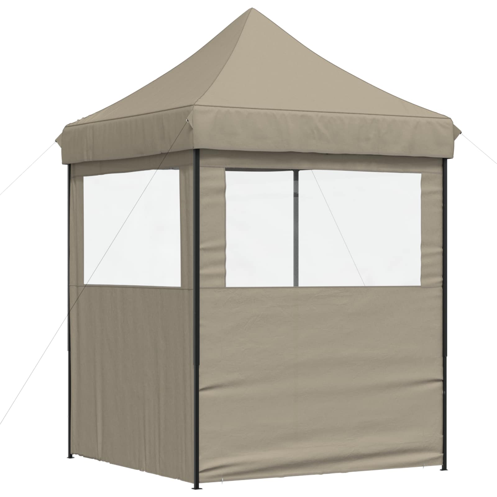 Party-Zelt Taupe 200 x 200 x 306 cm Oxford-Stoff