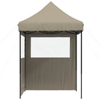Party-Zelt Taupe 200 x 200 x 306 cm Oxford-Stoff