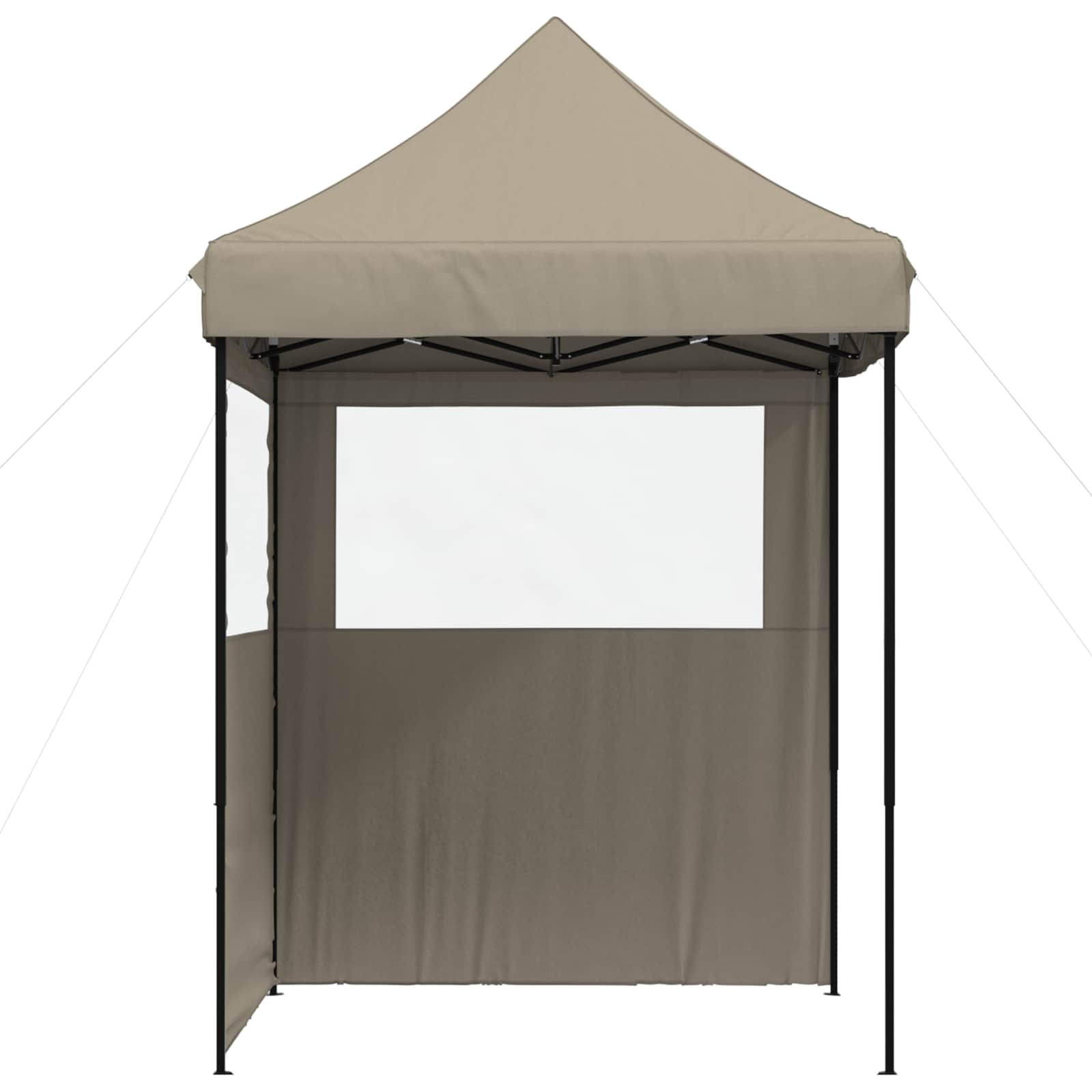 Party-Zelt Taupe 200 x 200 x 306 cm Oxford-Stoff