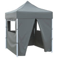 Party-Zelt Anthrazit 200 x 200 x 315 cm Oxford-Stoff