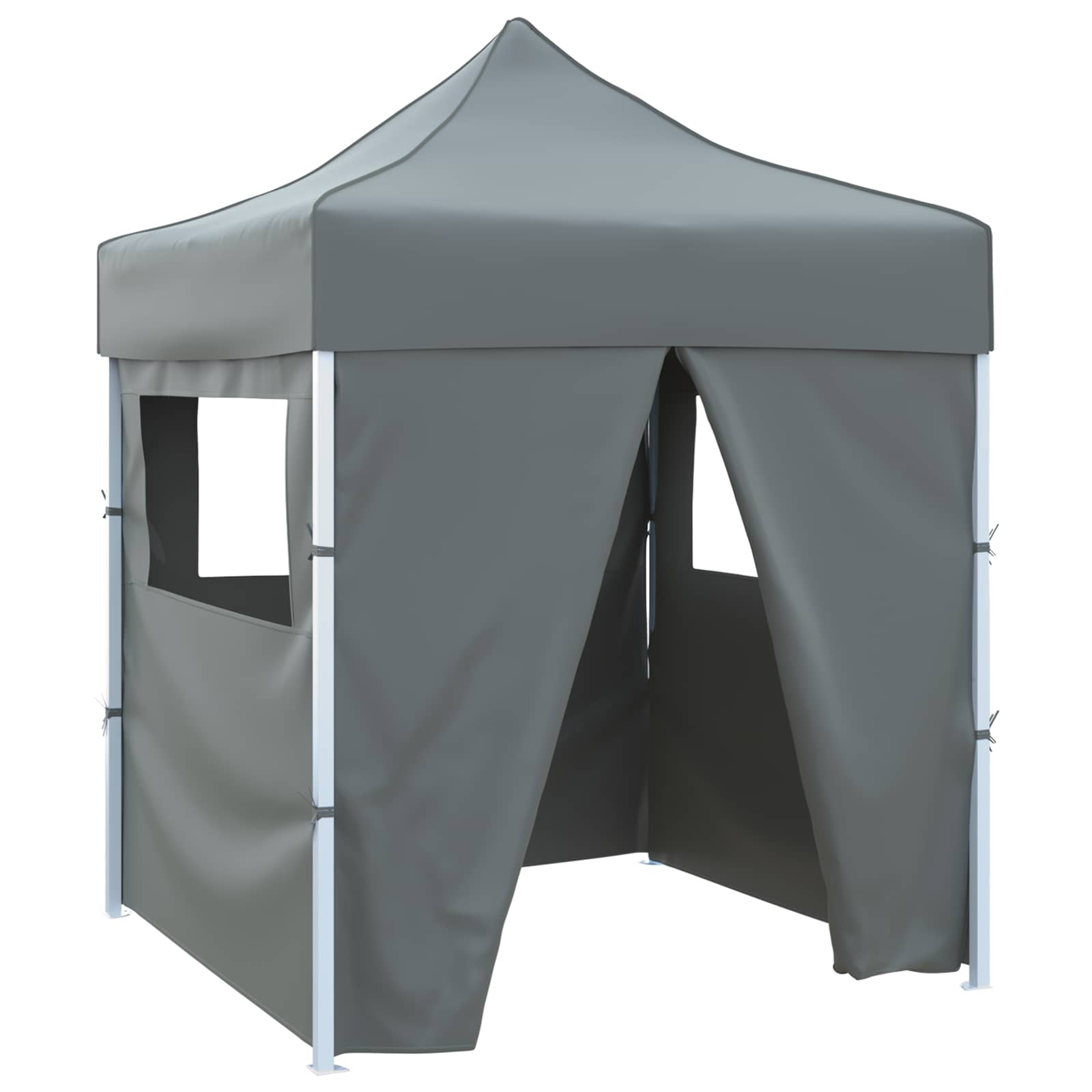 Party-Zelt Anthrazit 200 x 200 x 315 cm Oxford-Stoff