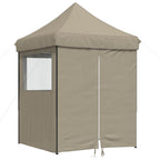 Party-Zelt Taupe 200 x 200 x 306 cm Oxford-Stoff