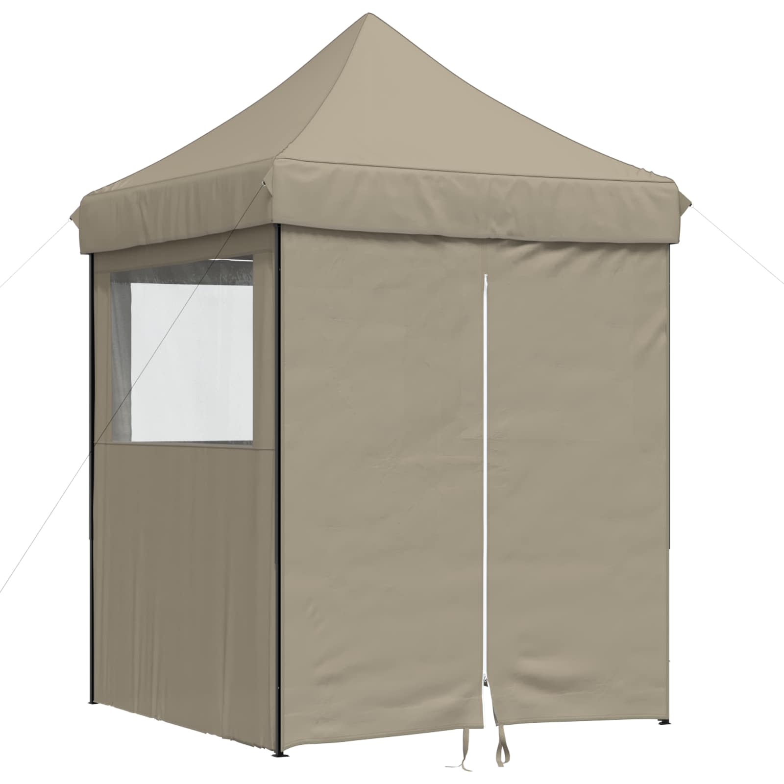 Party-Zelt Taupe 200 x 200 x 306 cm Oxford-Stoff