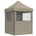 Party-Zelt Taupe 200 x 200 x 306 cm Oxford-Stoff