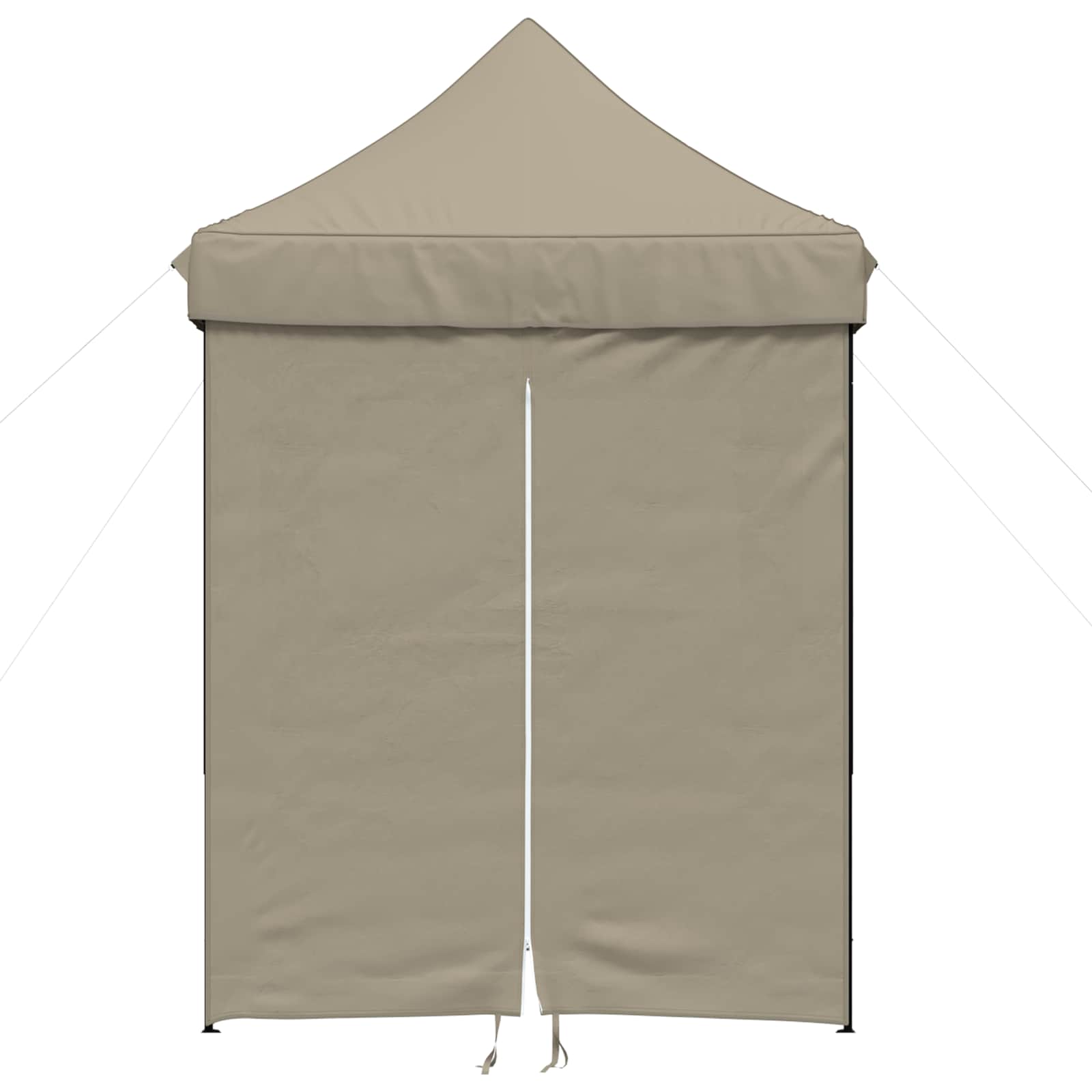 Party-Zelt Taupe 200 x 200 x 306 cm Oxford-Stoff