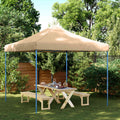 Party-Zelt Beige 292 x 292 x 315 cm Oxford-Stoff