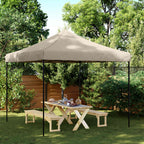 Party-Zelt Taupe 292 x 292 x 315 cm Oxford-Stoff