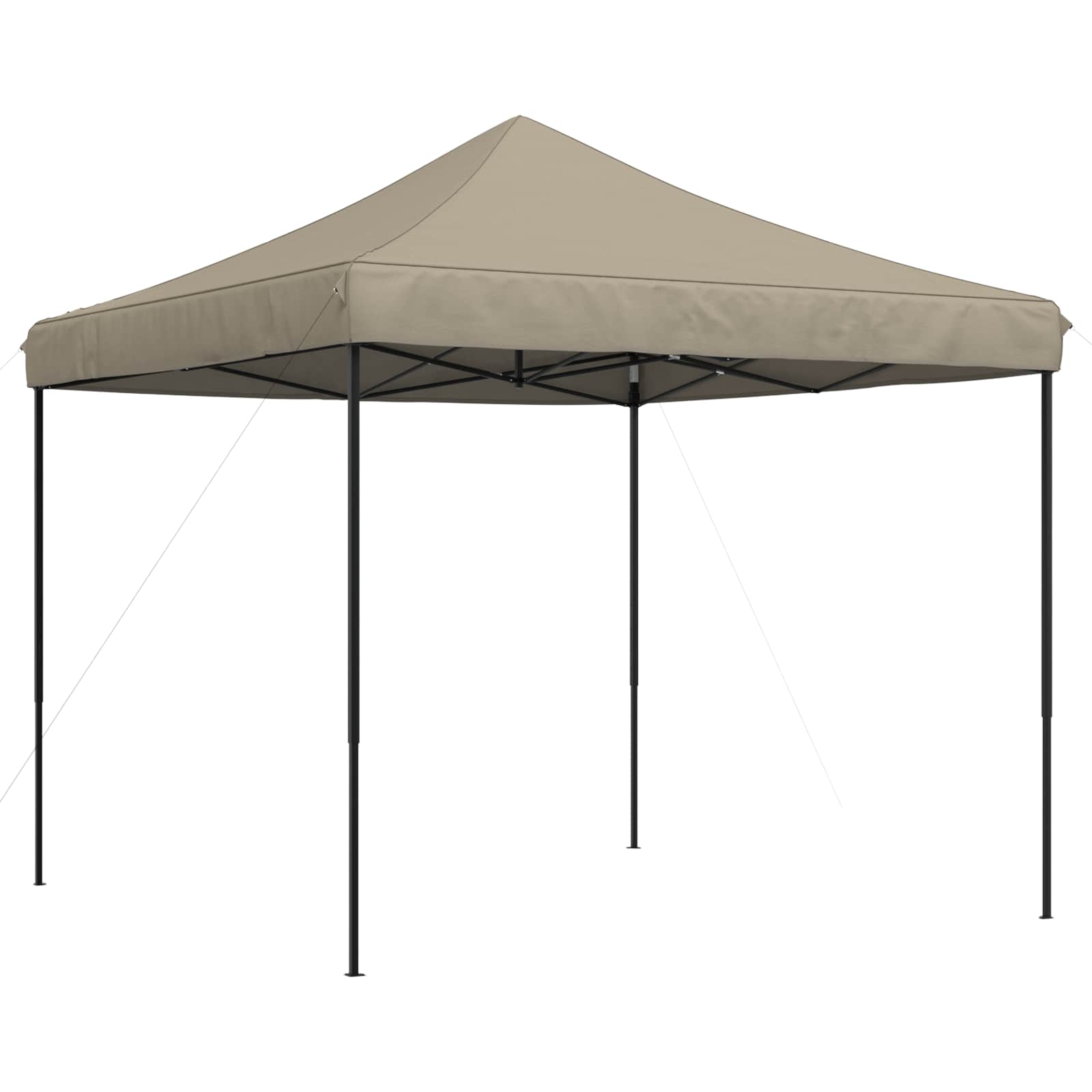 Party-Zelt Taupe 292 x 292 x 315 cm Oxford-Stoff