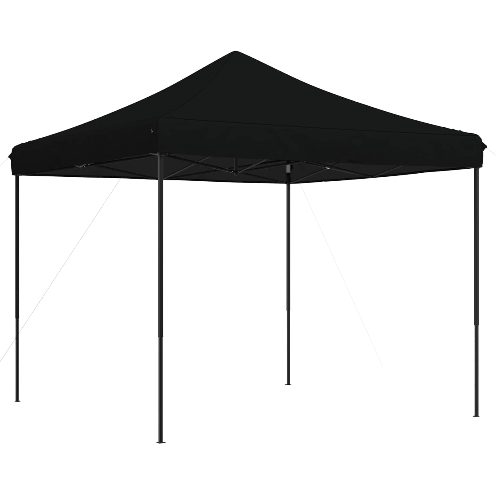 Party-Zelt Schwarz 292 x 292 x 315 cm Oxford-Stoff