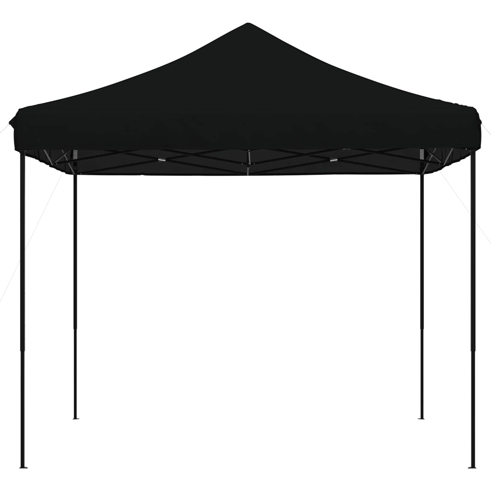 Party-Zelt Schwarz 292 x 292 x 315 cm Oxford-Stoff