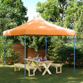 Party-Zelt Orange 292 x 292 x 315 cm Oxford-Stoff