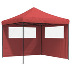 Party-Zelt Bordeauxrot 292 x 292 x 315 cm Oxford-Stoff