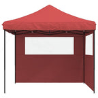 Party-Zelt Bordeauxrot 292 x 292 x 315 cm Oxford-Stoff
