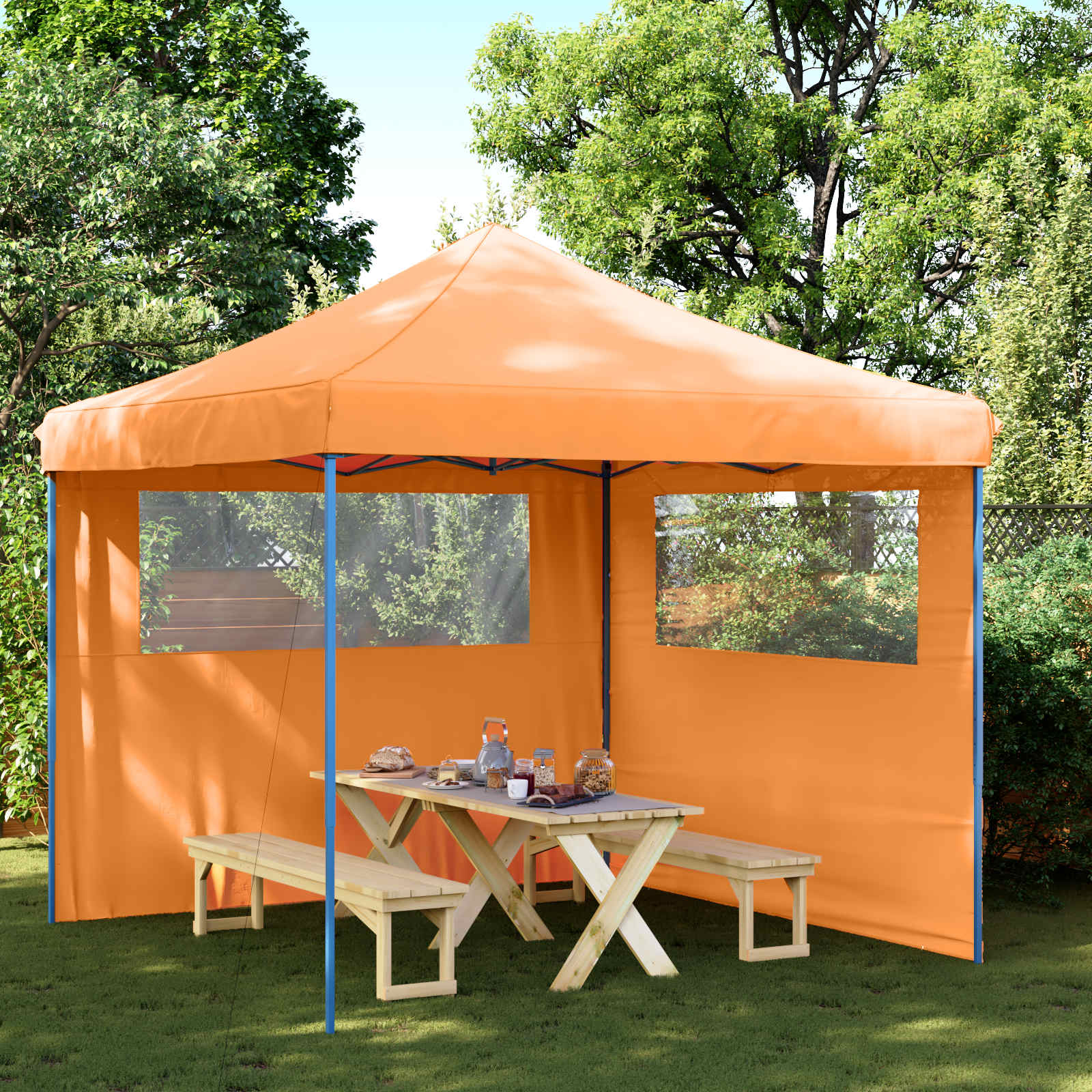 Party-Zelt Orange 292 x 292 x 315 cm Oxford-Stoff