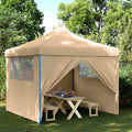 Party-Zelt Beige 292 x 292 x 315 cm Oxford-Stoff