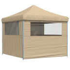 Party-Zelt Beige 292 x 292 x 315 cm Oxford-Stoff