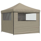 Party-Zelt Taupe 292 x 292 x 315 cm Oxford-Stoff