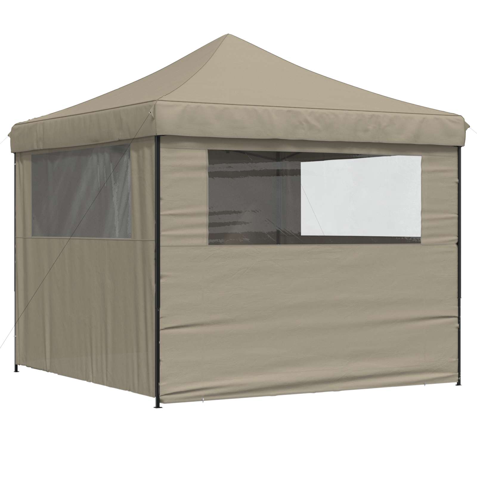 Party-Zelt Taupe 292 x 292 x 315 cm Oxford-Stoff