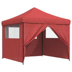 Party-Zelt Bordeauxrot 292 x 292 x 315 cm Oxford-Stoff