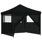 Party-Zelt Schwarz 292 x 292 x 315 cm Oxford-Stoff