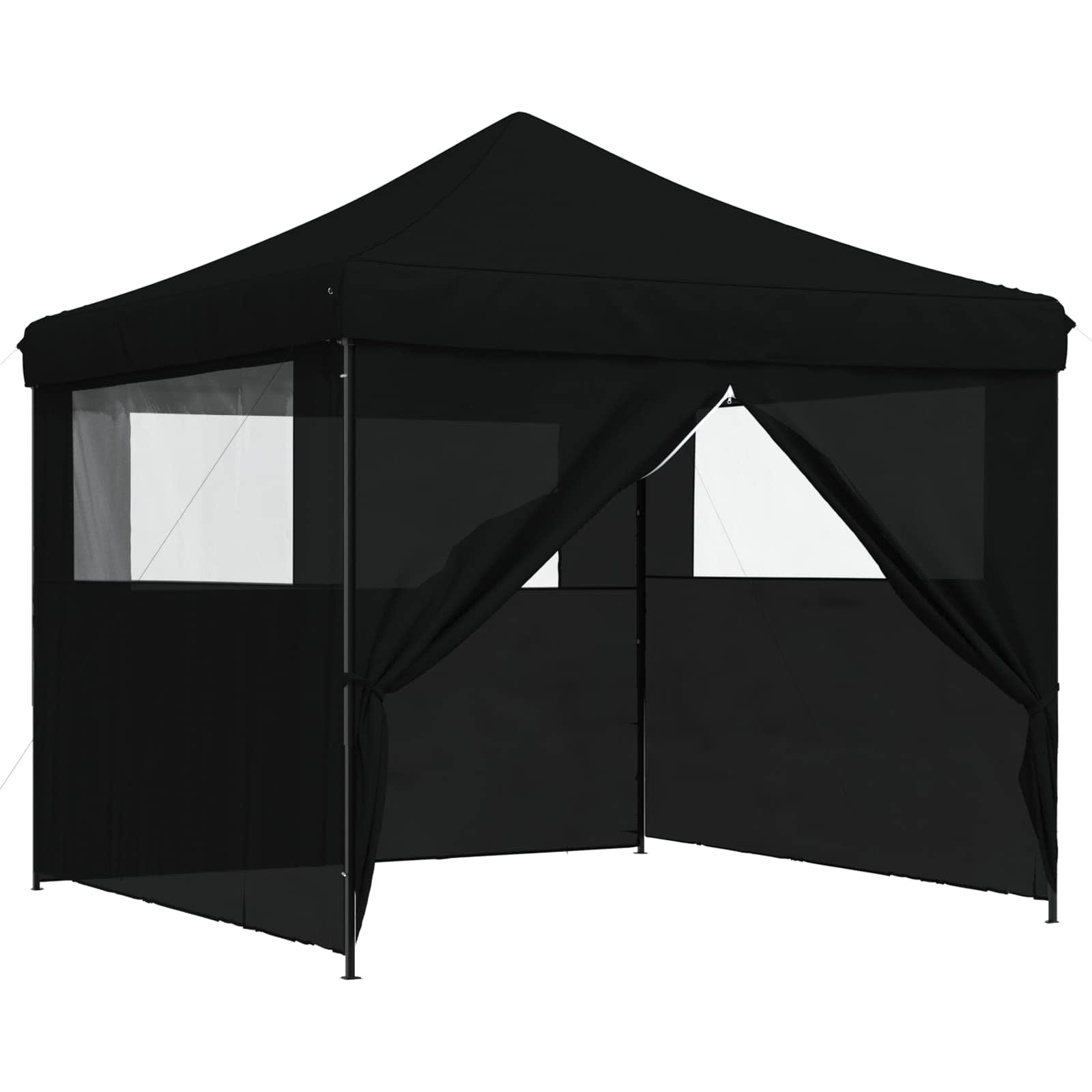 Party-Zelt Schwarz 292 x 292 x 315 cm Oxford-Stoff