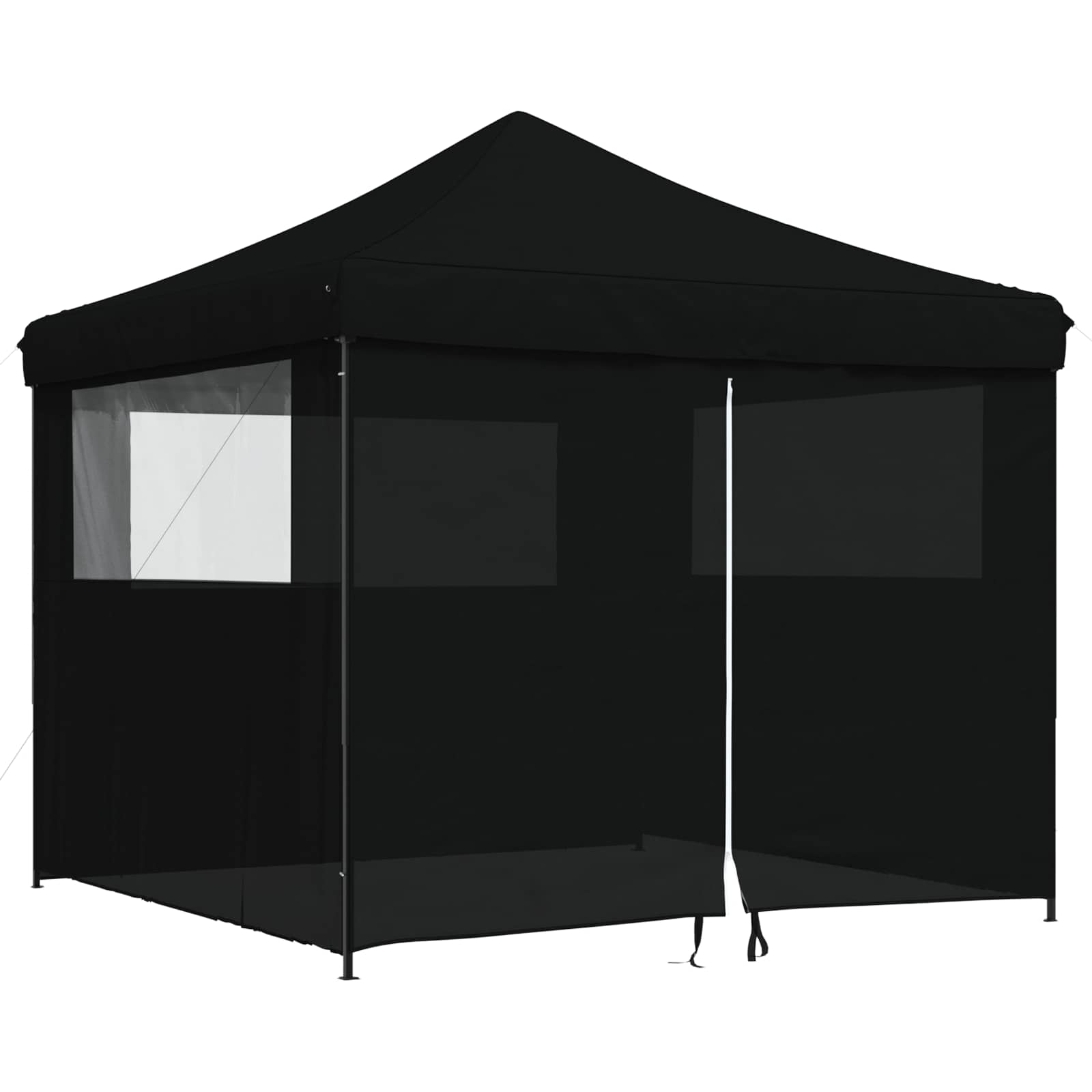 Party-Zelt Schwarz 292 x 292 x 315 cm Oxford-Stoff