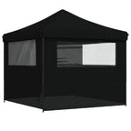 Party-Zelt Schwarz 292 x 292 x 315 cm Oxford-Stoff