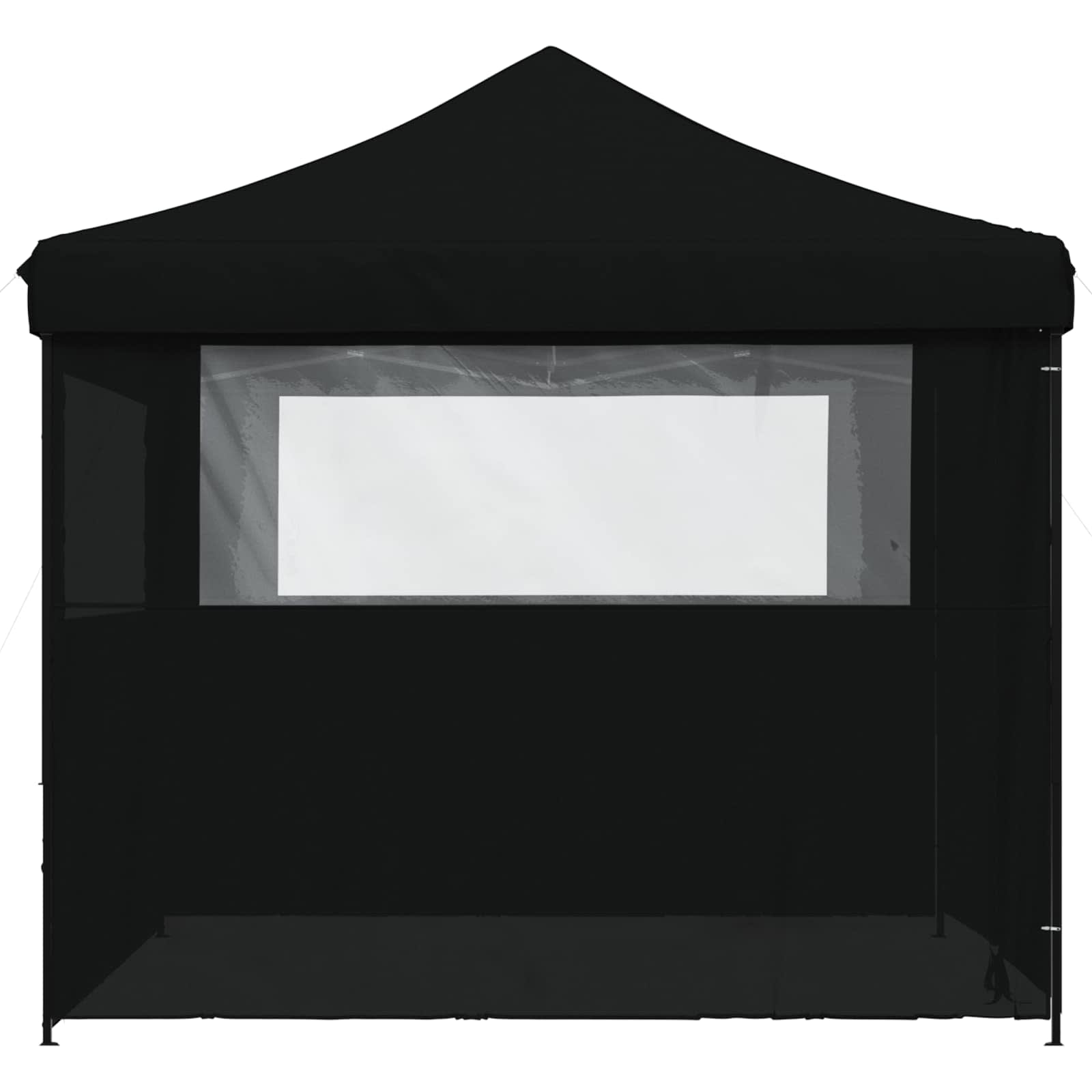 Party-Zelt Schwarz 292 x 292 x 315 cm Oxford-Stoff