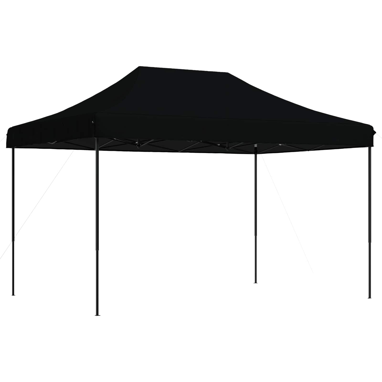 Party-Zelt Schwarz 279 x 410 x 315 cm Oxford-Stoff