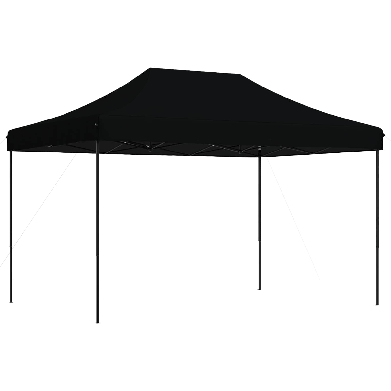 Party-Zelt Schwarz 279 x 410 x 315 cm Oxford-Stoff