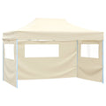 Party-Zelt Creme 280 x 410 x 315 cm Oxford-Stoff