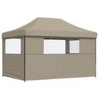 Party-Zelt Taupe 279 x 410 x 315 cm Oxford-Stoff
