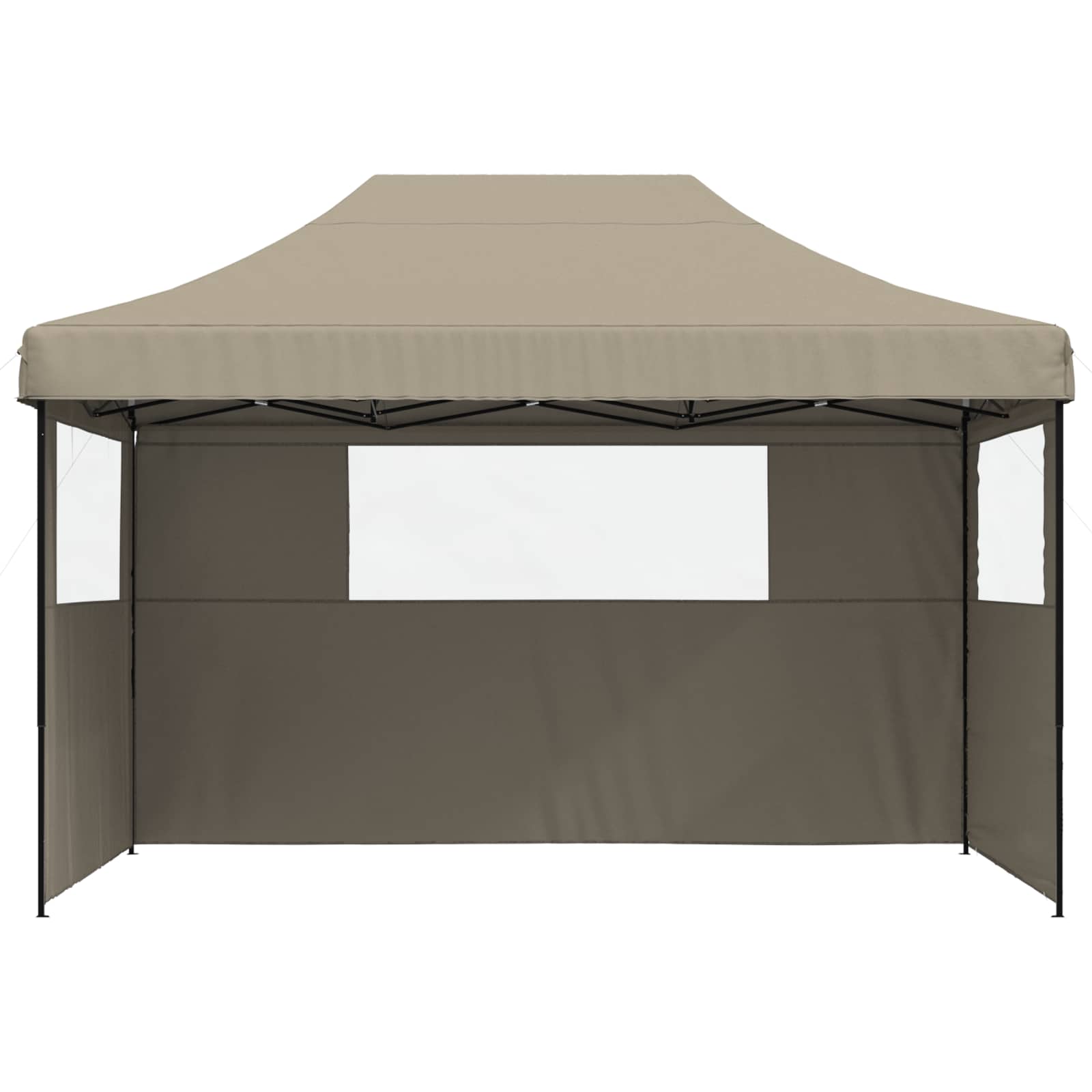 Party-Zelt Taupe 279 x 410 x 315 cm Oxford-Stoff