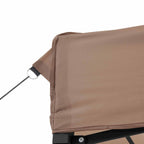 Party-Zelt Braun 279 x 410 x 315 cm Oxford-Stoff