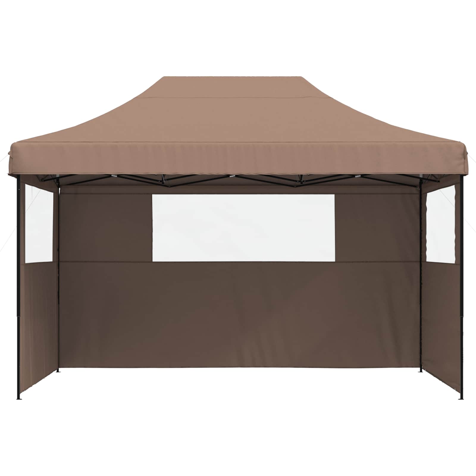 Party-Zelt Braun 279 x 410 x 315 cm Oxford-Stoff