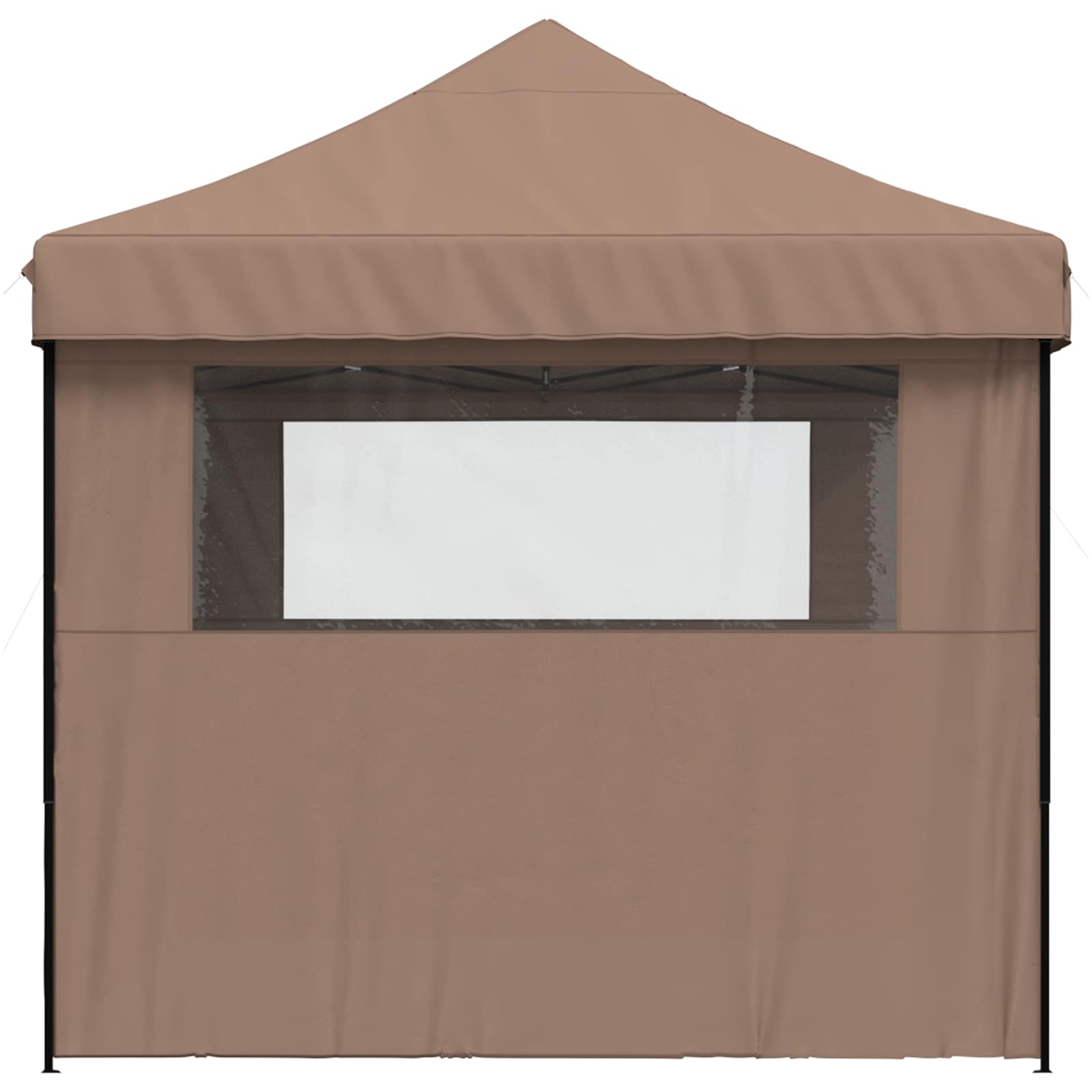 Party-Zelt Braun 279 x 410 x 315 cm Oxford-Stoff