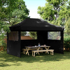 Party-Zelt Schwarz 279 x 410 x 315 cm Oxford-Stoff