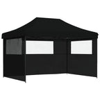 Party-Zelt Schwarz 279 x 410 x 315 cm Oxford-Stoff