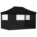 Party-Zelt Schwarz 279 x 410 x 315 cm Oxford-Stoff