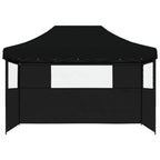 Party-Zelt Schwarz 279 x 410 x 315 cm Oxford-Stoff