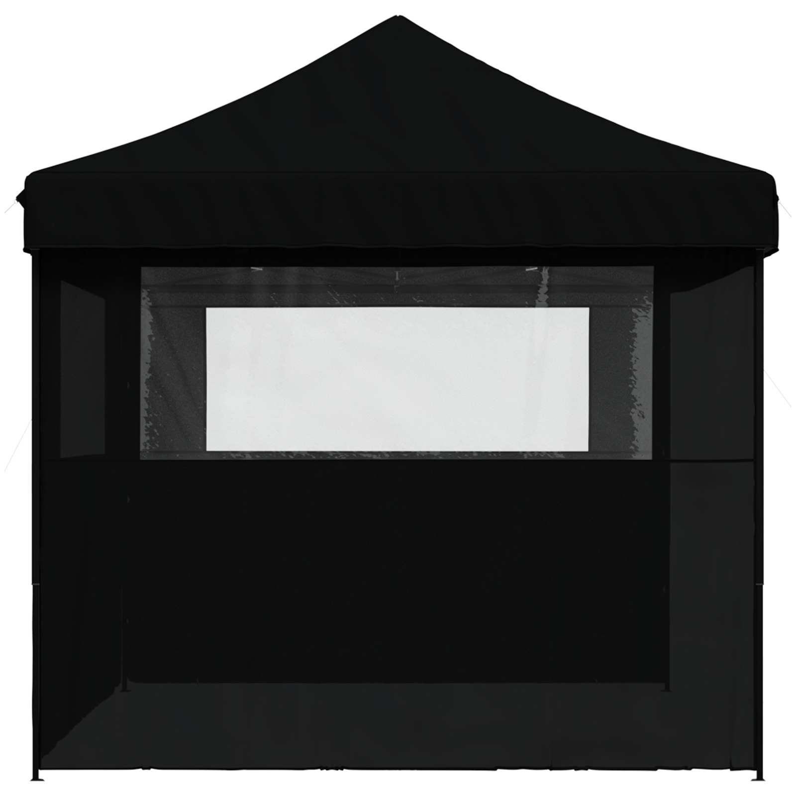 Party-Zelt Schwarz 279 x 410 x 315 cm Oxford-Stoff