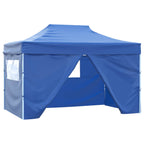 Party-Zelt Blau 280 x 410 x 315 cm Oxford-Stoff