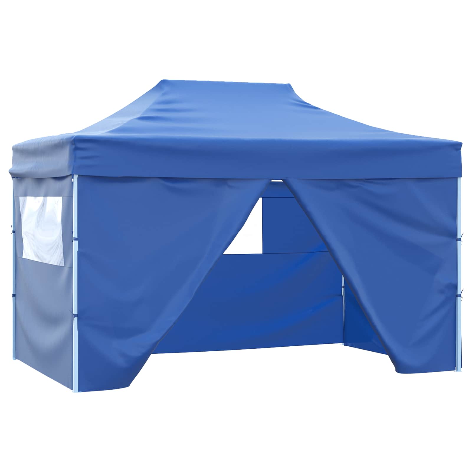 Party-Zelt Blau 280 x 410 x 315 cm Oxford-Stoff