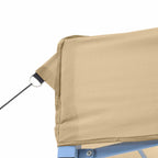 Party-Zelt Beige 279 x 410 x 315 cm Oxford-Stoff