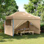 Party-Zelt Beige 279 x 410 x 315 cm Oxford-Stoff