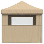 Party-Zelt Beige 279 x 410 x 315 cm Oxford-Stoff